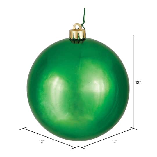 Vickerman 12" Shiny Ball Ornament